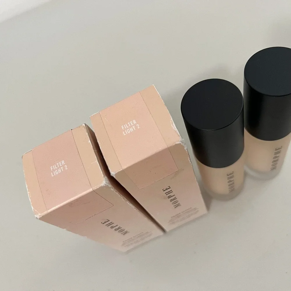 Morphe Filter Effect Soft-Focus Foundation Filter Light 2 Set of 2 New